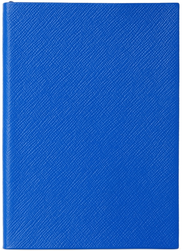 Photo: Smythson Blue Soho Pocket Notebook