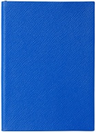 Smythson Blue Soho Pocket Notebook