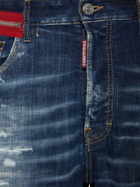 DSQUARED2 - 642 Fit Zipped Cotton Denim Jeans