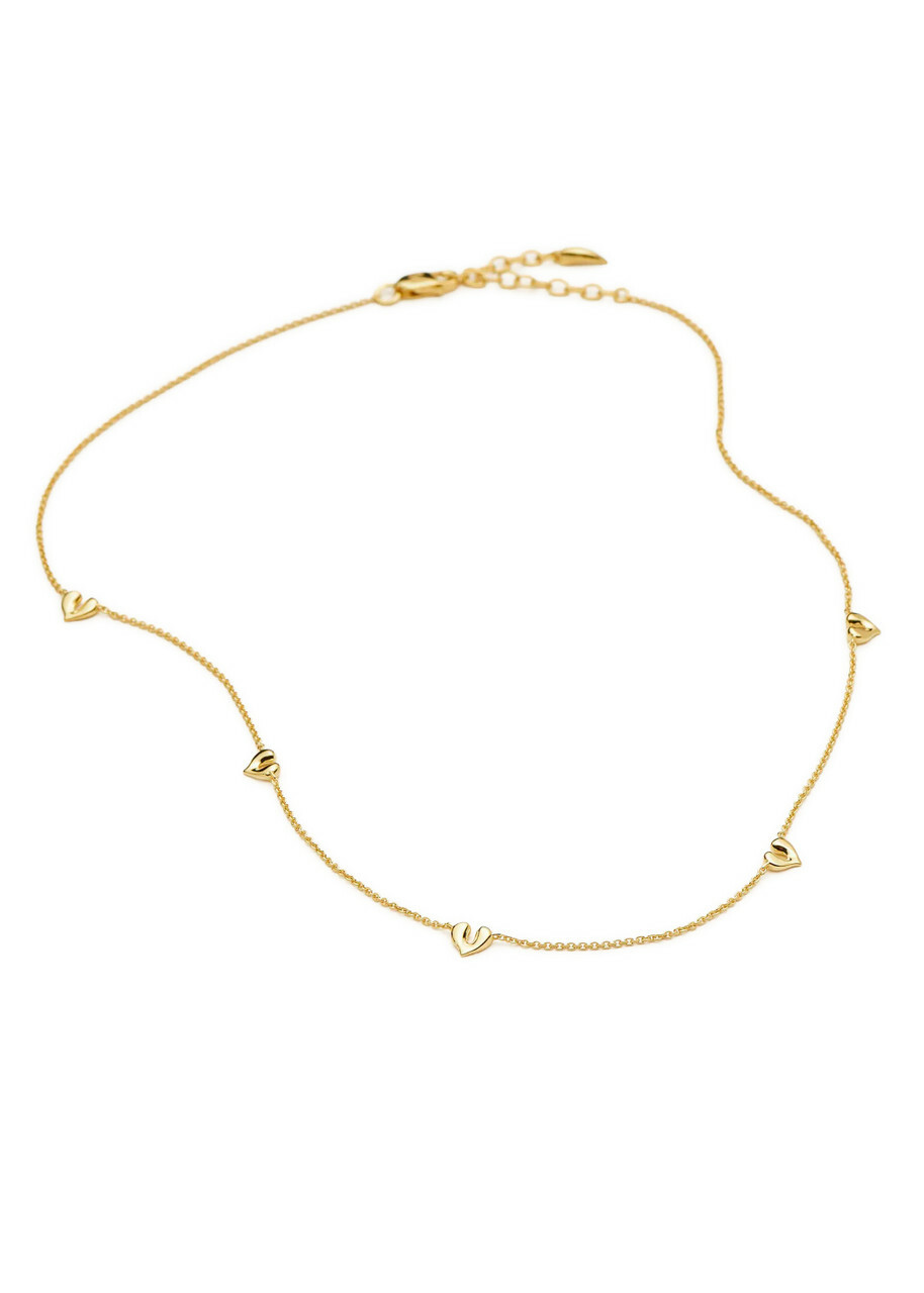 Missoma Molten Heart 18k Gold Vermeil Choker Necklace - One Size