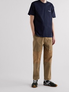 Comme des Garçons HOMME - Logo-Print Cotton-Jersey T-Shirt - Blue