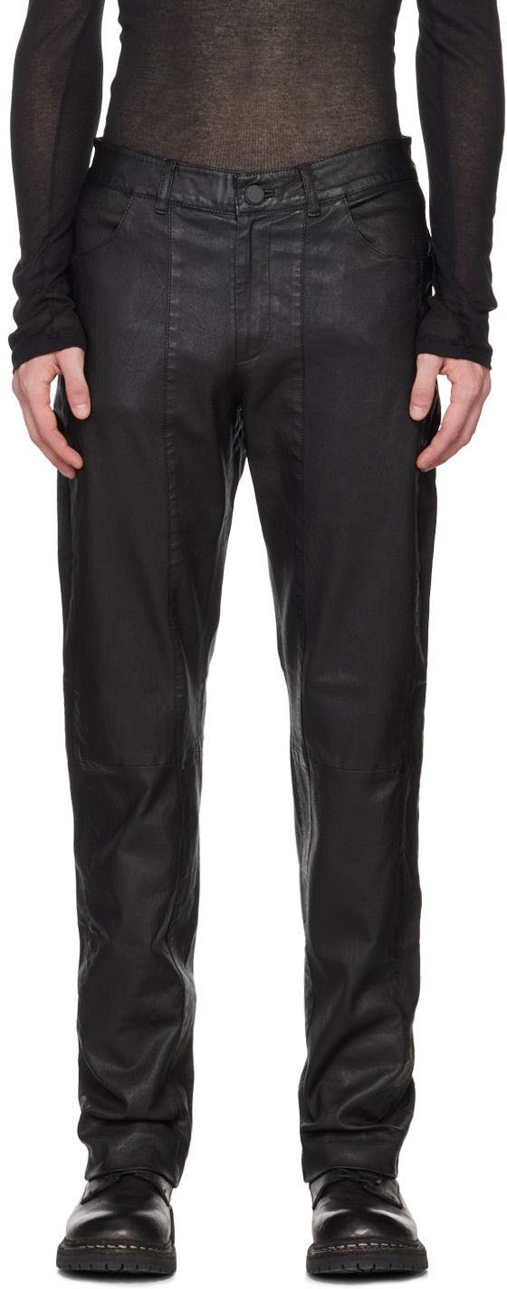 FREI-MUT Black Alien Leather Pants