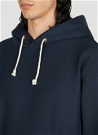 Champion - Logo Embroidered Hooded Sweatshirt in Dark Blue