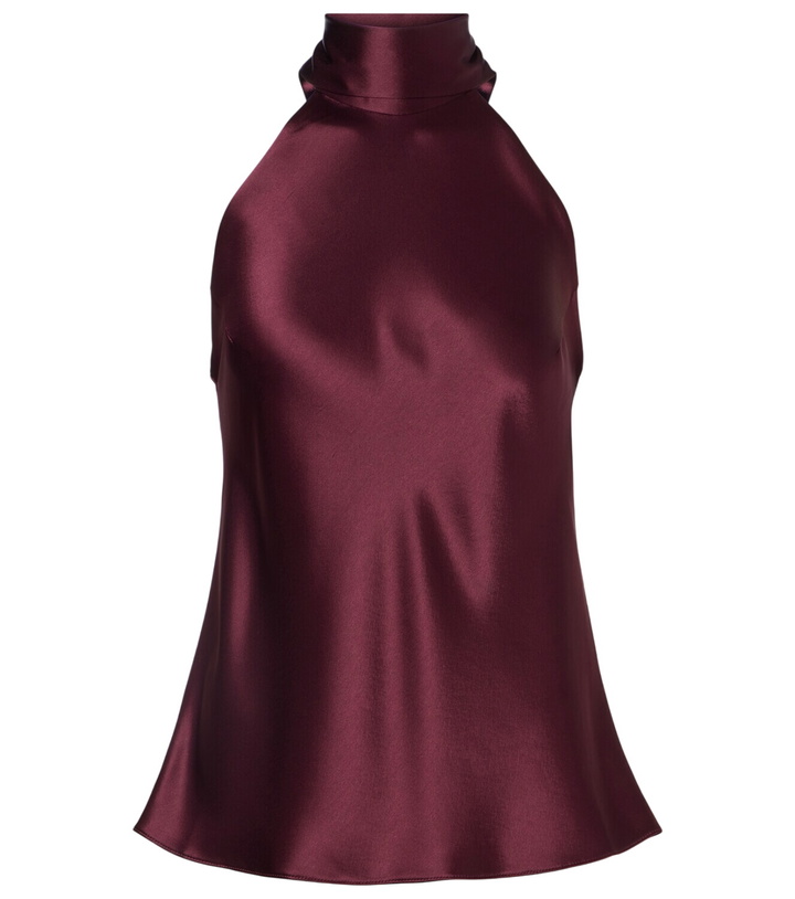 Photo: Galvan Sienna satin top