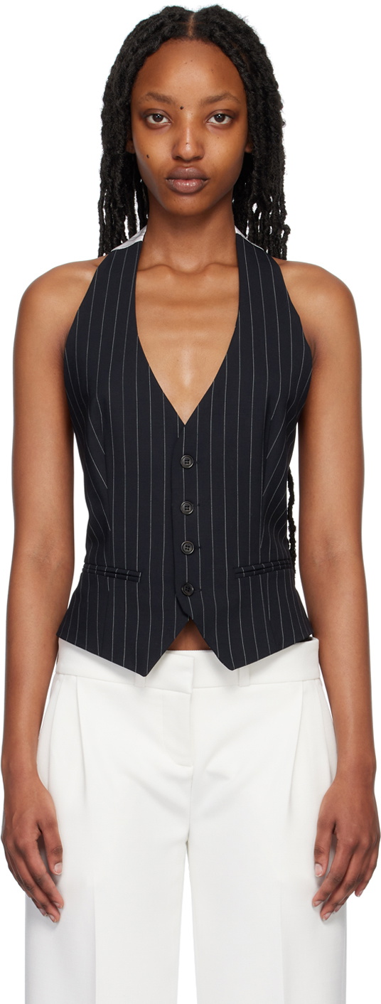 Coperni Navy Pinstripe Vest Coperni