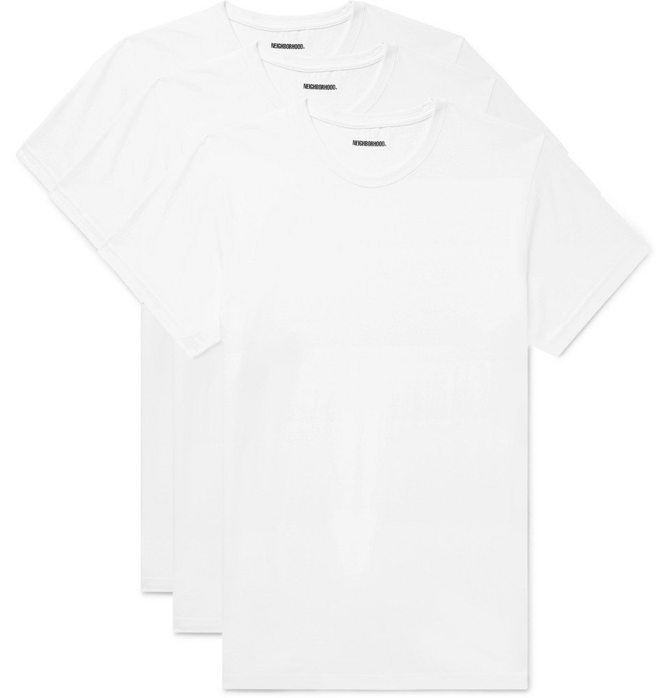 Three-Pack Cotton-Jersey T-Shirts