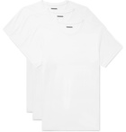 Neighborhood - Three-Pack Cotton-Jersey T-Shirts - Men - White