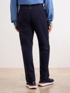 SEASE - Chino Tech Straight-Leg Cotton-Blend Twill Trousers - Blue