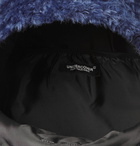 Undercover - Eastpak Appliquéd Faux Fur and Canvas Backpack - Men - Navy