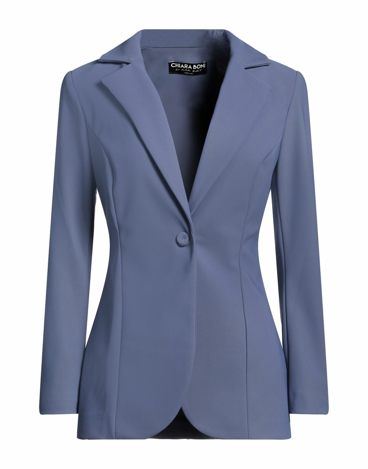 Chiara Boni La Petite Robe Womens Blazer in Slate blue