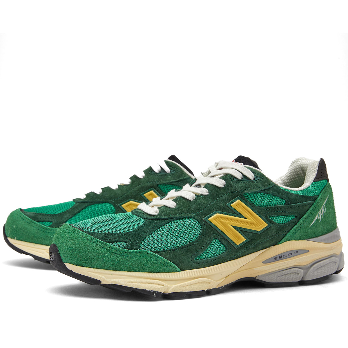Photo: New Balance M990GG3 - Made in USA Sneakers in Green