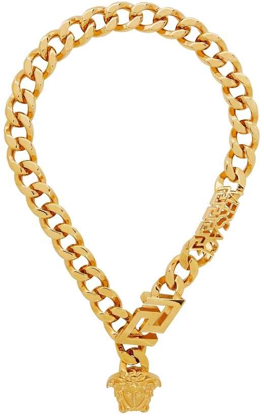 Photo: Versace Gold Medusa Chain Necklace