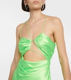 The Sei Cutout silk gown