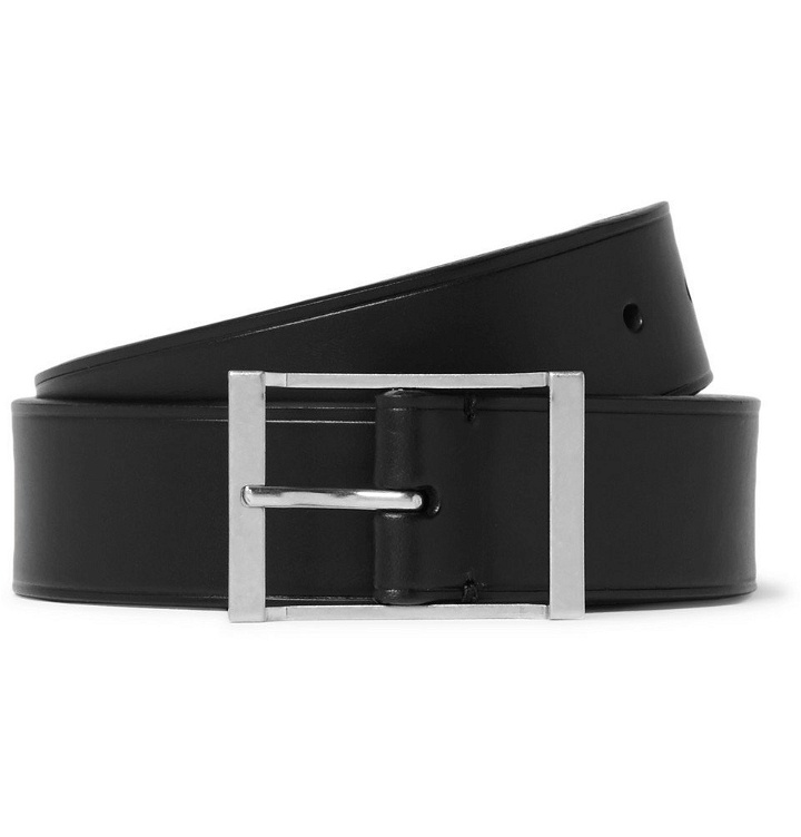 Photo: Maison Margiela - 3cm Black Leather Belt - Men - Black