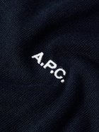 A.P.C. - Ollie Logo-Embroidered Cotton Polo Shirt - Blue