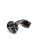 Tateossian Knot Gunmetal Cufflinks - Black - One Size