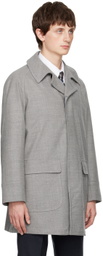 Ring Jacket Gray Driving Coat