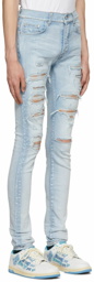 AMIRI Blue Thrasher Jeans