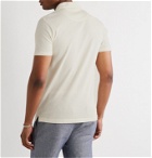 Sunspel - Riviera Slim-Fit Cotton-Mesh Polo Shirt - White