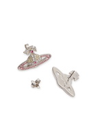 Vivienne Westwood Kika Crystal-embellished orb Stud Earrings - Pink - One Size