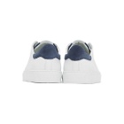 Axel Arigato White and Blue Clean 90 Sneakers