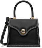 Ratio et Motus Black Leather Lady 15 Bag