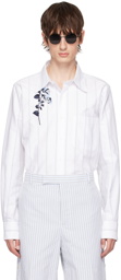 Thom Browne White Striped Shirt