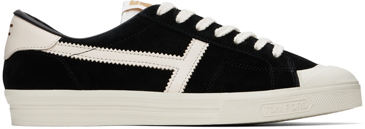 Photo: TOM FORD Black Jarvis Sneakers
