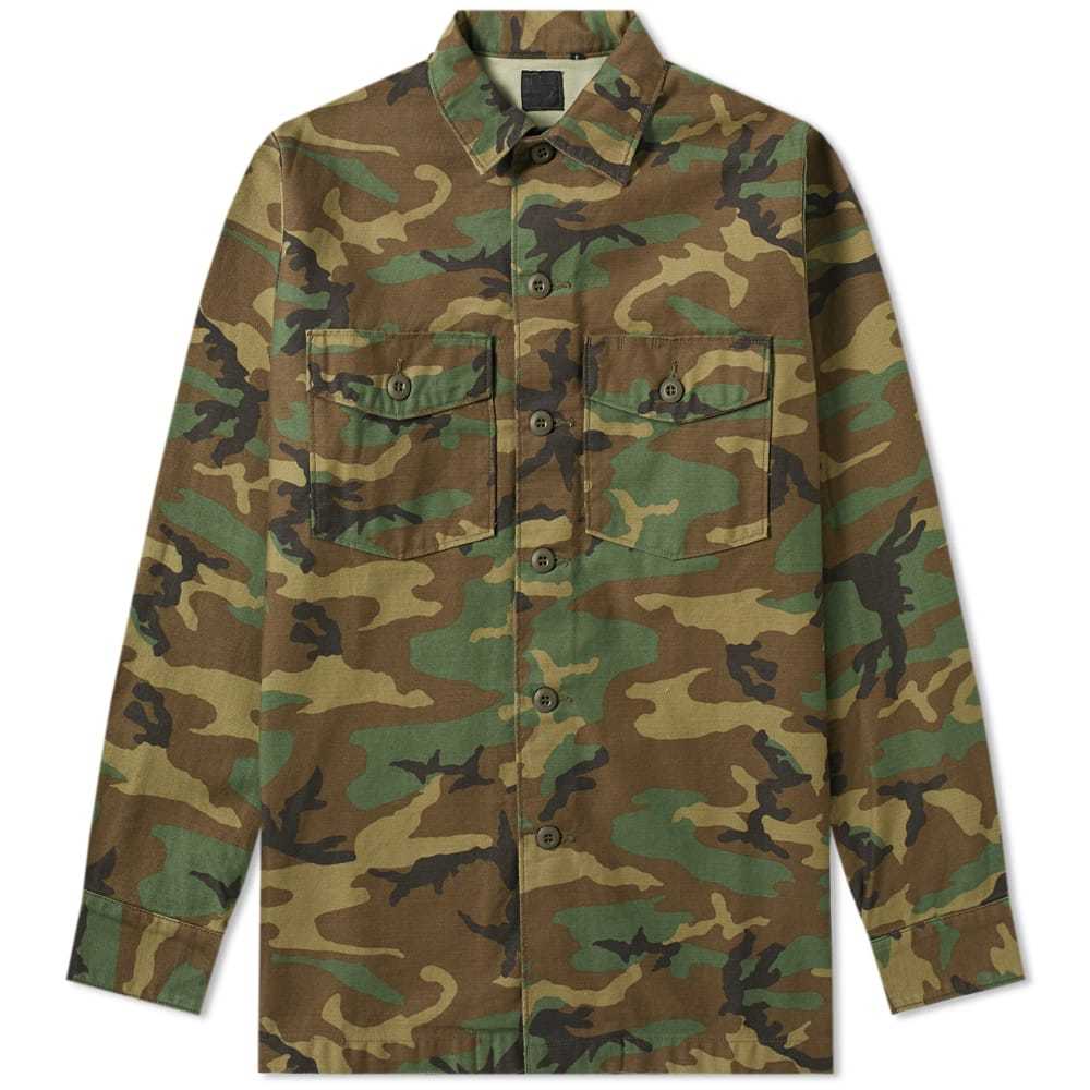 ORSLOW Woodland Camouflage-Print Cotton-Canvas Shirt for Men