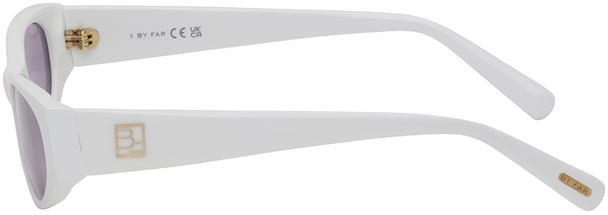 サングラス Sunglasses - By Far - Rodeo - White BY FAR White Rodeo Sunglasses By Far