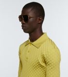 Bottega Veneta - Metal-frame sunglasses