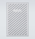 Brioni Logo cotton terry beach towel