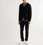 John Smedley - Wool and Cotton-Blend Cardigan - Black