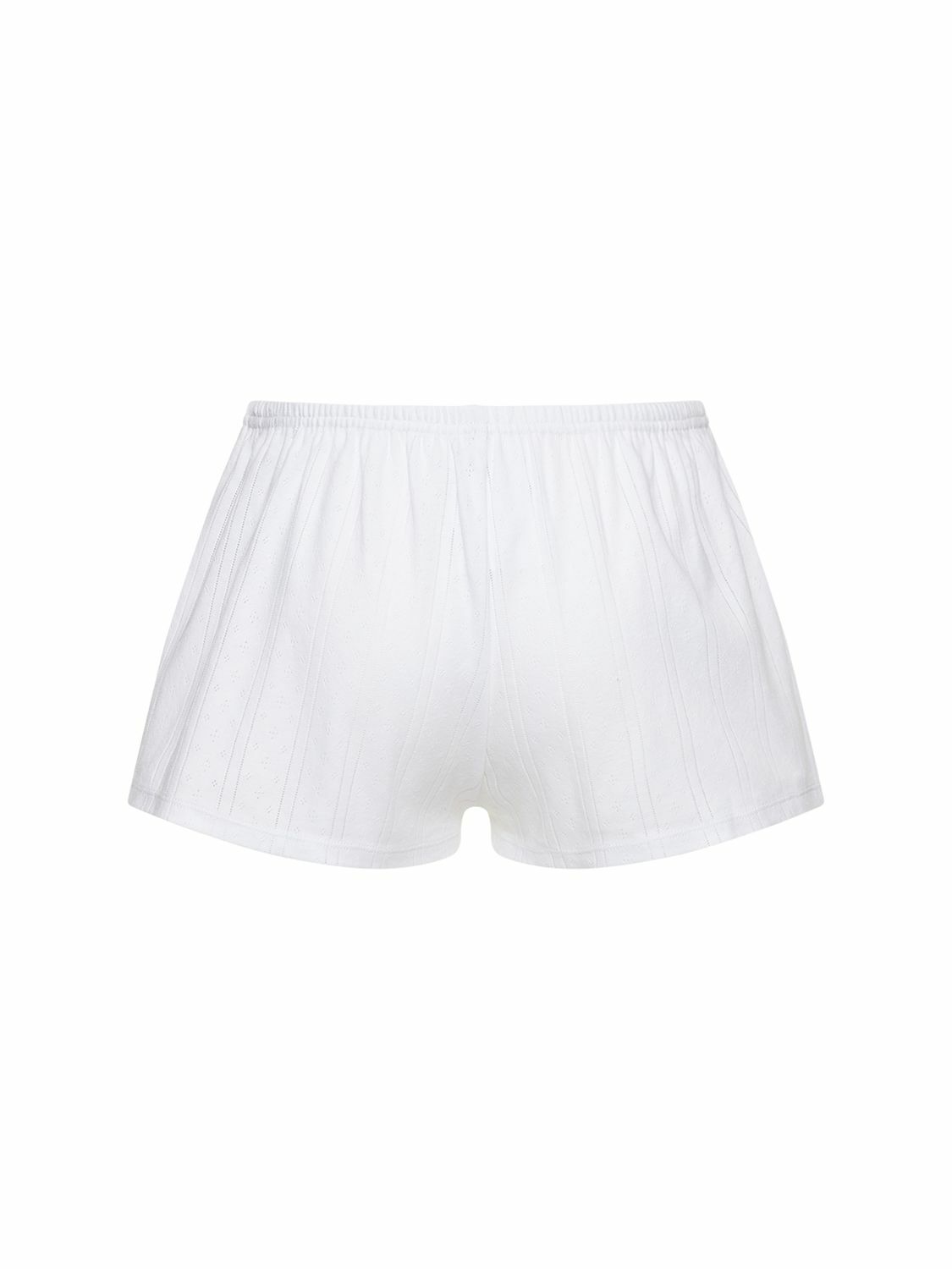 COU COU The Picot Pointelle Cotton Shorts