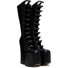 Marc Jacobs Black 'The Kiki' Knee-High Boots