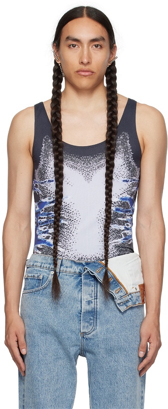Photo: Y/Project Black Whisker Print Tank Top