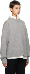 The Row Gray Ophelia Sweater
