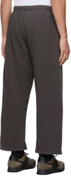 Les Tien Black Faded Gaucho Lounge Pants