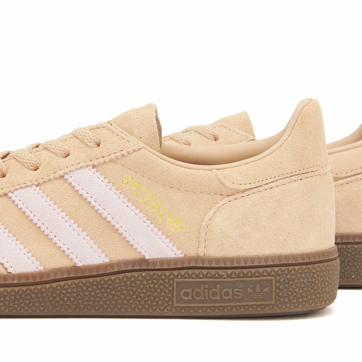Adidas Handball Spezial in Warm Sandstone/Clear Pink