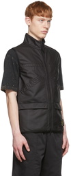 Stone Island Black Cotton Vest