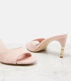 Gucci Castello calf hair mules