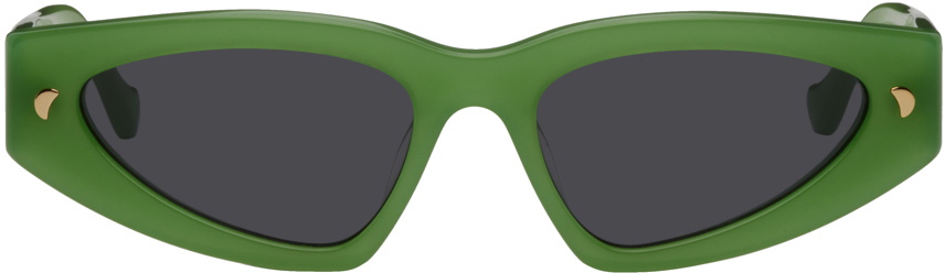 サングラス Nanushka Crista Sunglasses - Acetate - Green Nanushka Green Crista Sunglasses Nanushka