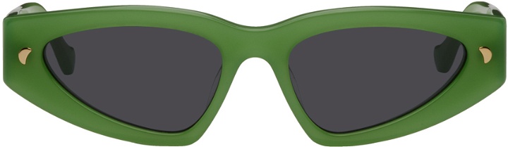 Photo: Nanushka Green Crista Sunglasses