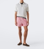 Jacquemus Voilier waffe-knit silk and cotton polo shirt