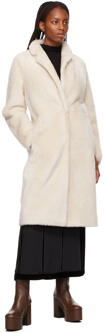 Yves salomon shearling clearance coat