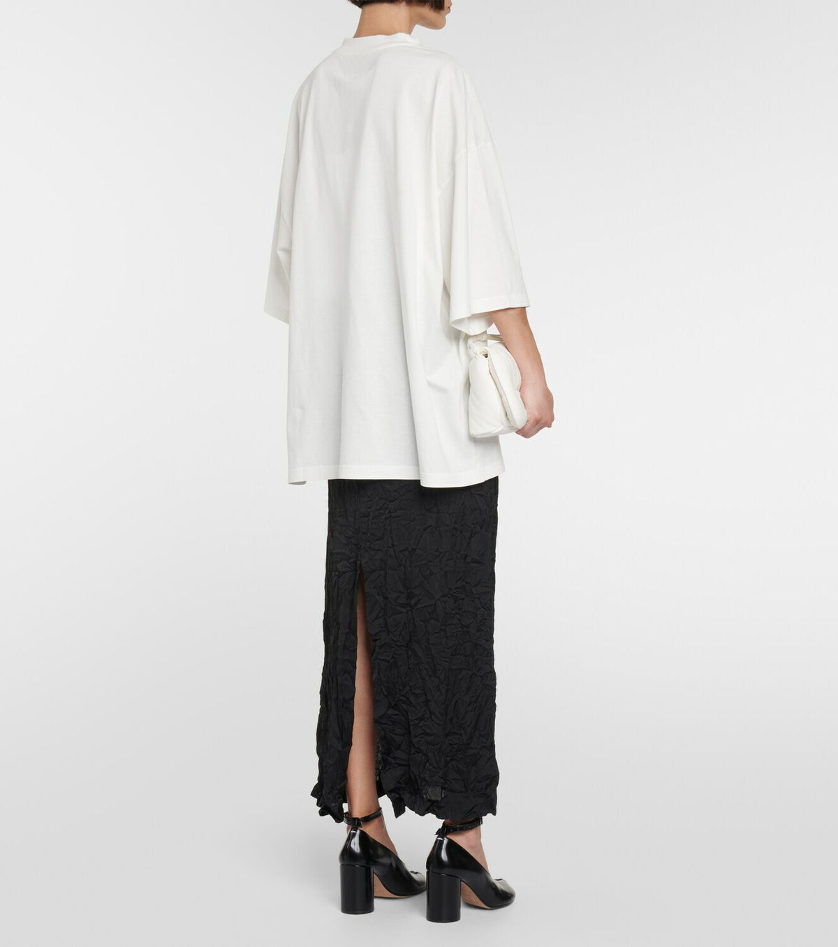 MM6 Maison Margiela V-neck cotton shirt