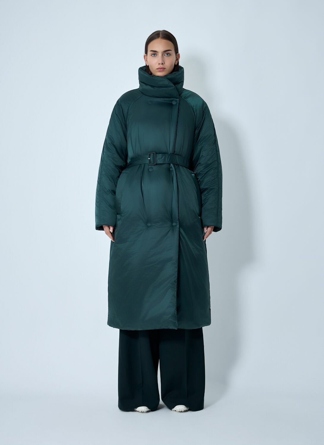 Lacoste Satin Padded Coat
