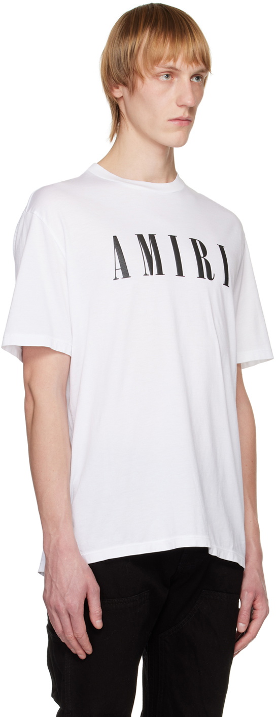 Amiri Core Logo Tシャツ ホワイト クルーネック AMIRI Core Logo T-shirt | White | FARFETCH