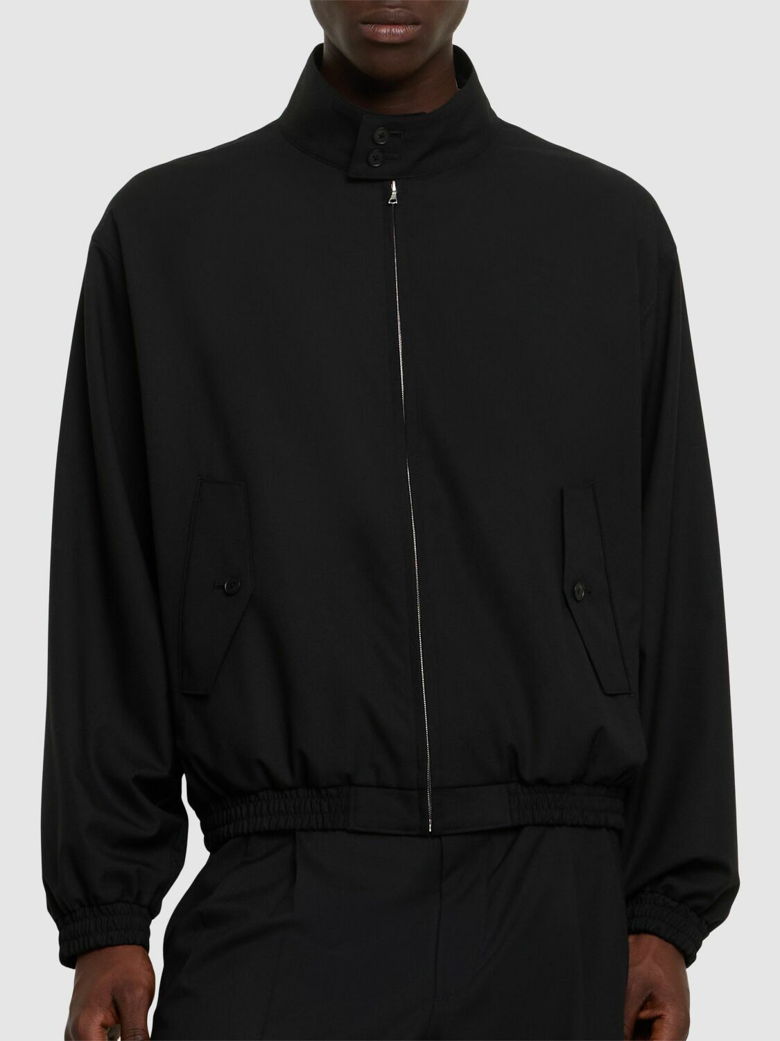 AURALEE Super Fine Tropical Wool Zip Jacket Auralee