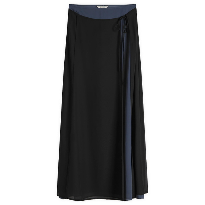Photo: Holzweiler Women's Leika Slip Skirt in Black Mix